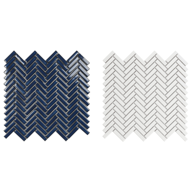 Intermatex Tech Mozaiek Wandtegel Chevron 27,7x28,3cm
